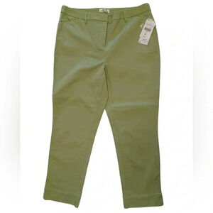 Northern Reflections Chino Crop  Green Pants Size 12